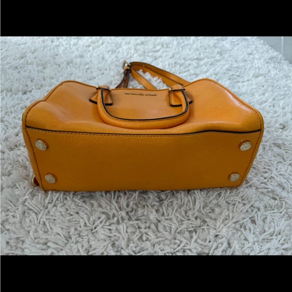 Michael Kors Yellow-Orange Saffiano Satchel - Picture 6 of 12